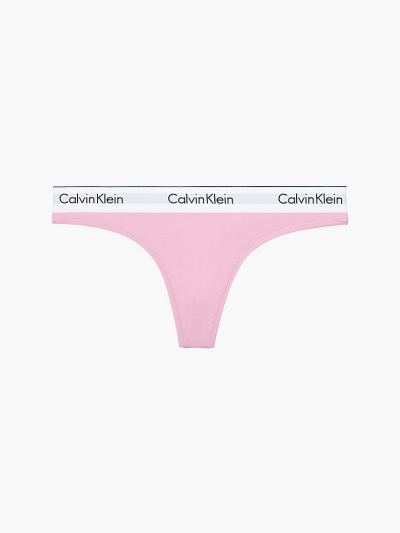 Calvin Klein Underwear HU167820 | Calvin Klein Modern Cotton Női Tanga Rózsaszín